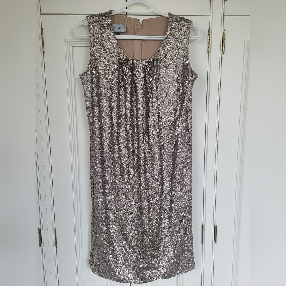 Charlotte Devereaux sequined maternity dress